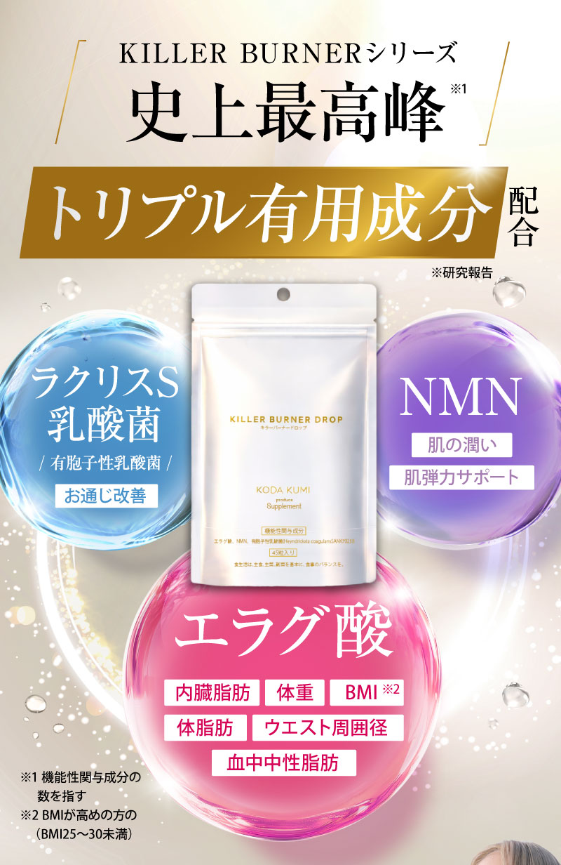 史上最高峰 トリプル有用成分