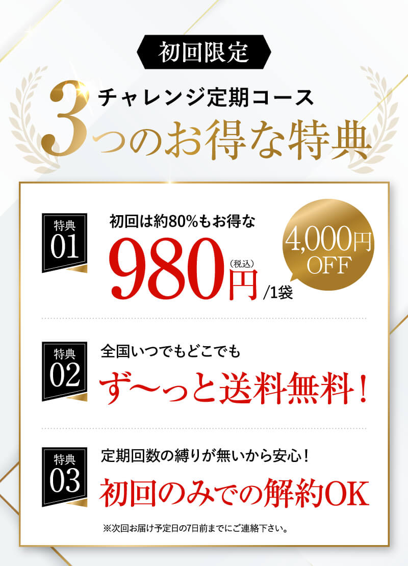 初回限定 4つのお得な特典